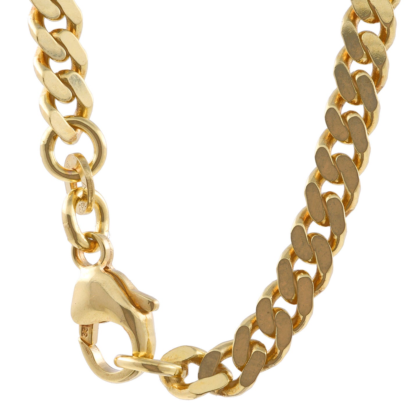 Goldkette Panzerkette Halskette Breite 4,1 mm massiv 333 -8 Karat Gold