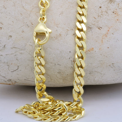 Goldkette Panzerkette Halskette Breite 4,7 mm massiv 333 -8 Karat Gold