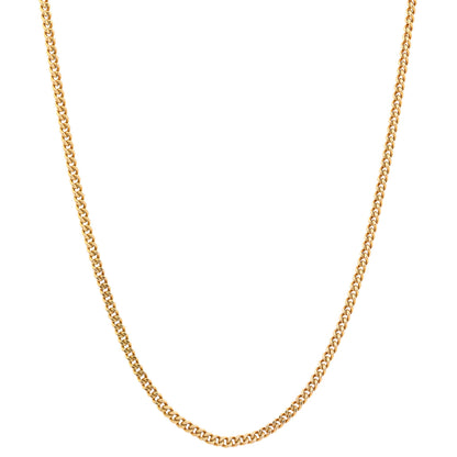 Goldkette Echt 333 - 8 Karat Panzerkette 1,1 mm Gold Halskette - Juwelier Qualität - hochglanzpoliert und diamantiert - Made in Germany