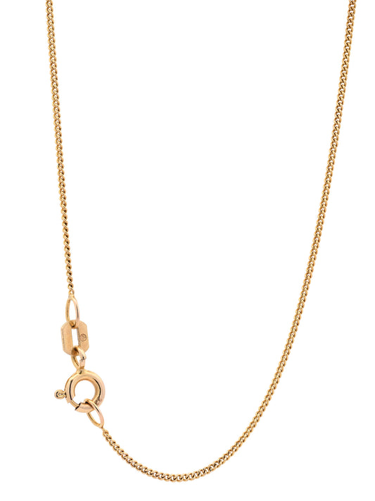 Goldkette Panzerkette Halskette Breite 1,1 mm - 333 - 8 Karat Gold