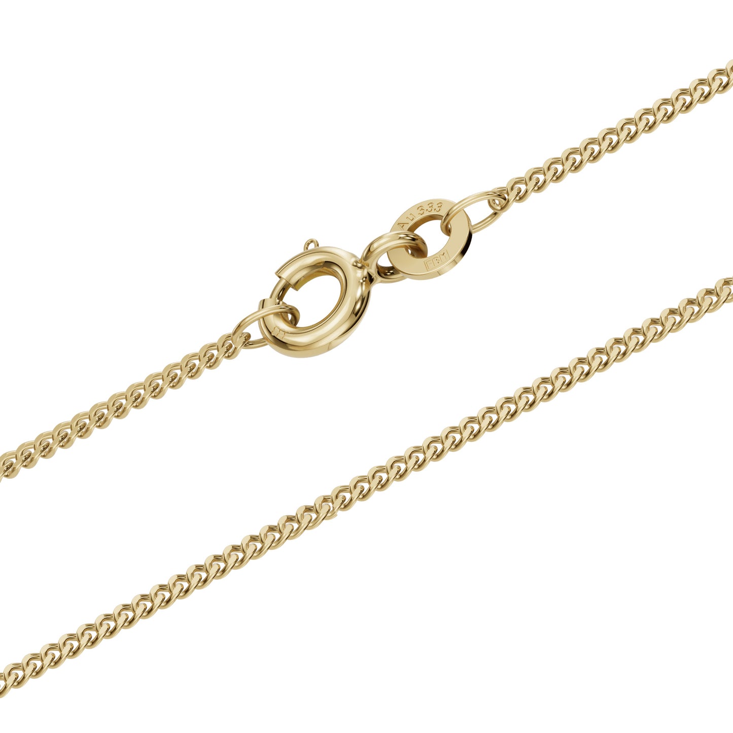 Goldkette Panzerkette Halskette Breite 1,2 mm massiv 333 -8 Karat Gold