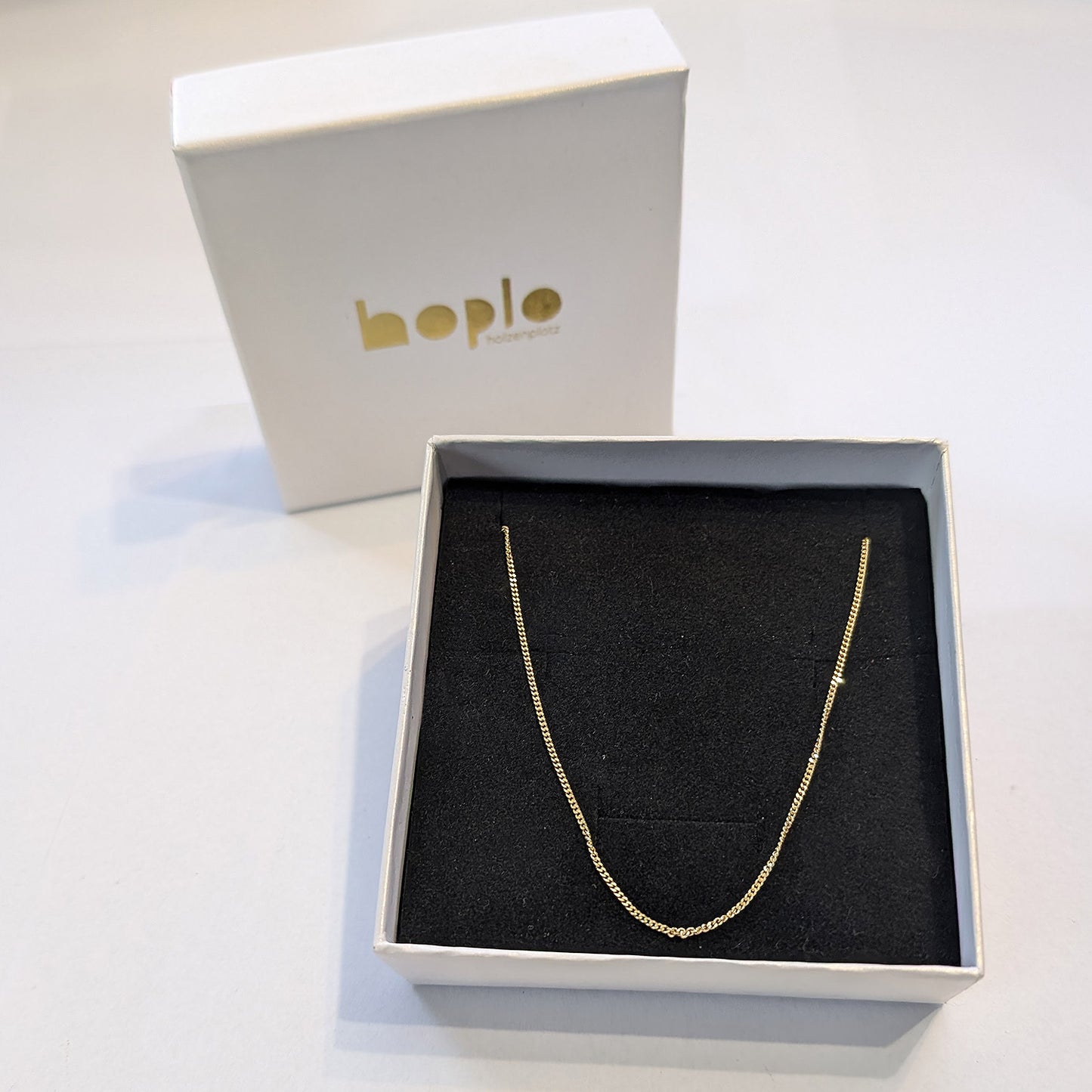 Goldkette Panzerkette Halskette Breite 1,2 mm massiv 333 -8 Karat Gold