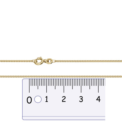 Goldkette Panzerkette Halskette Breite 1,2 mm massiv 333 -8 Karat Gold