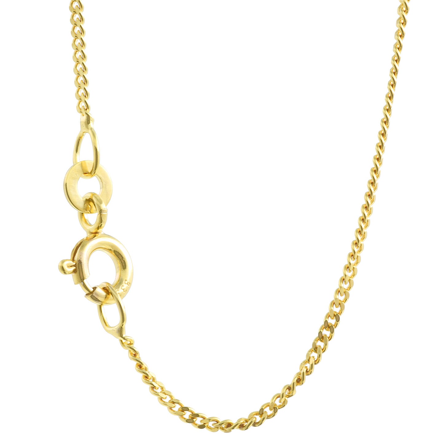 Goldkette Panzerkette Halskette Breite 1,2 mm massiv 333 -8 Karat Gold