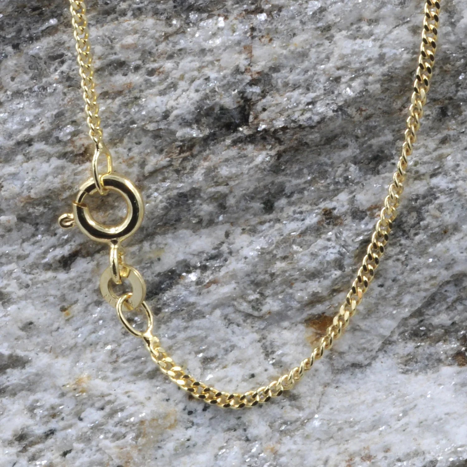 1,4 mm 36 cm 333 - 8 Karat Gold Halskette Panzerkette massiv Gold hochwertige Goldkette  2 g