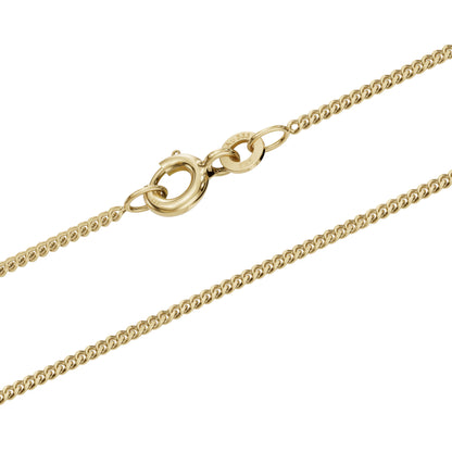 Panzerkette Halskette Breite 1,4 mm - 333 - 8 Karat Gold Auswahl