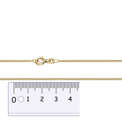 Panzerkette Halskette Breite 1,4 mm - 333 - 8 Karat Gold Auswahl