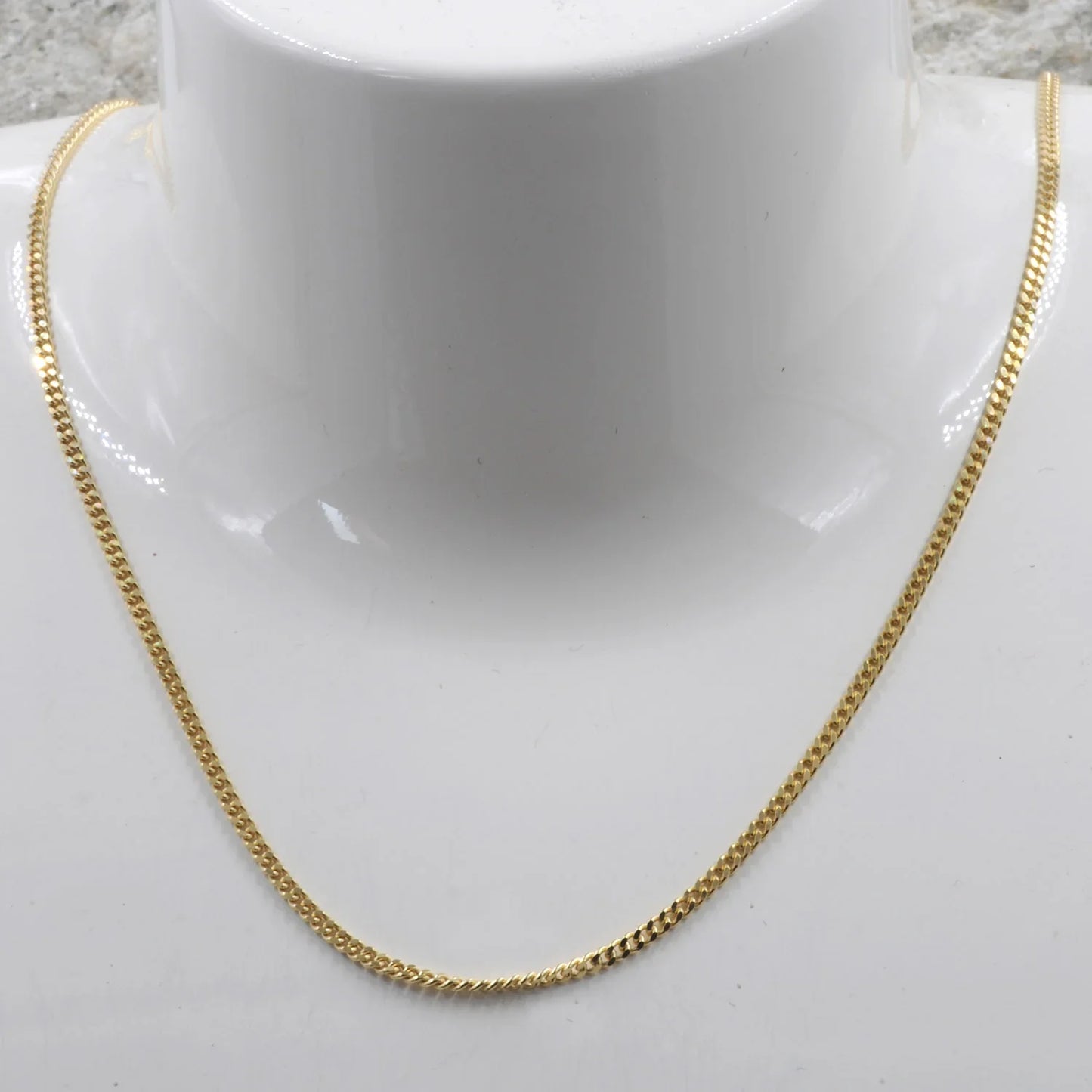 Goldkette Panzerkette Länge 36cm - Breite 1,6mm - 333-8 Karat Gold