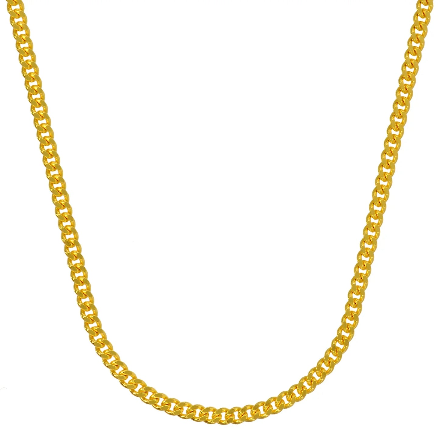 Goldkette Panzerkette Länge 45cm - Breite 1,6mm - 333-8 Karat Gold