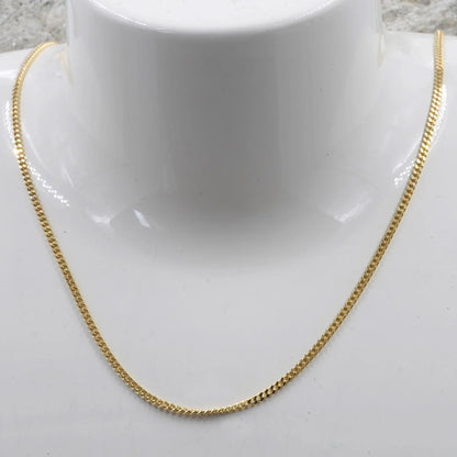 Goldkette Panzerkette Länge 50cm - Breite 1,6mm - 333-8 Karat Gold