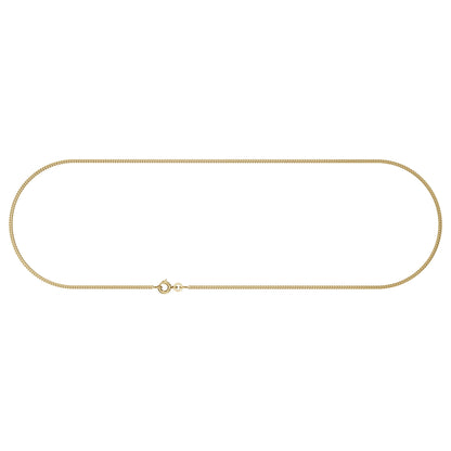 Goldkette Panzerkette Breite 1,6mm - 333-8 Karat Gold