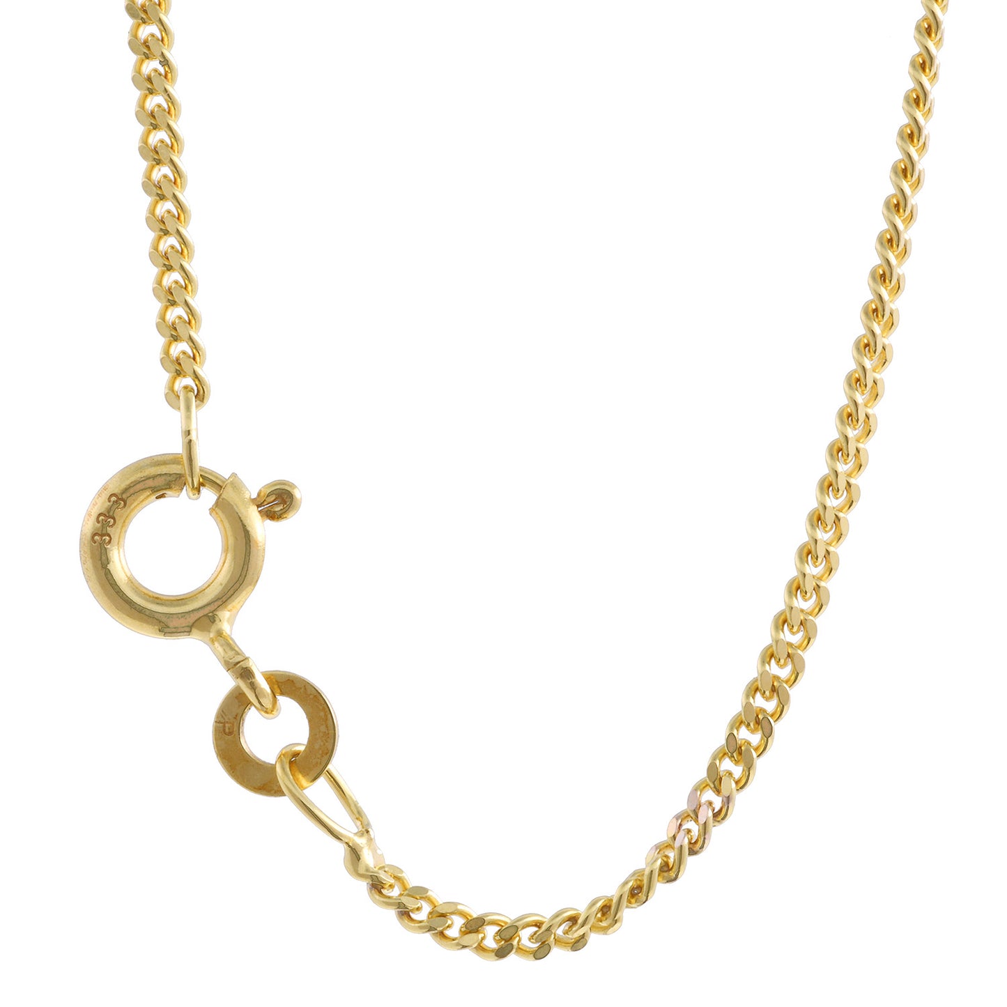 Goldkette Panzerkette Breite 1,6mm - 333-8 Karat Gold