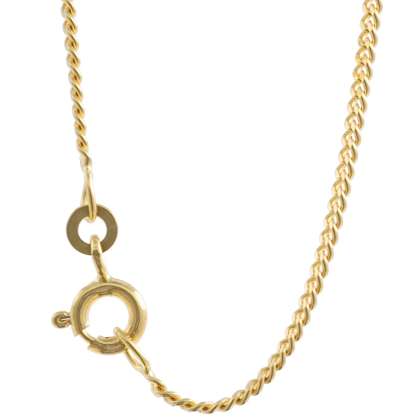 Goldkette Panzerkette Länge 42cm - Breite 1,7mm - 333-8 Karat Gold