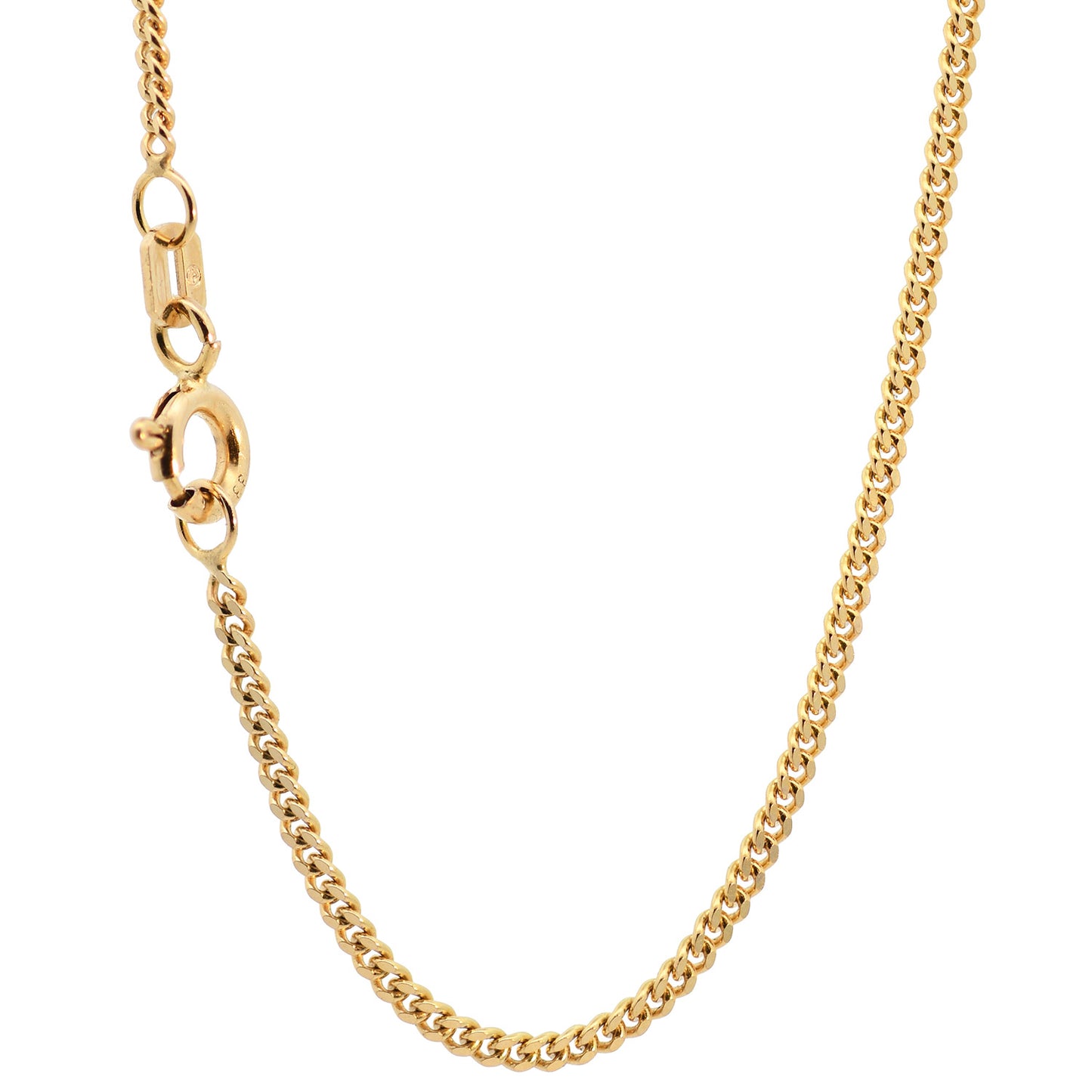 Goldkette Panzerkette Breite 1,7mm - 333-8 Karat Gold