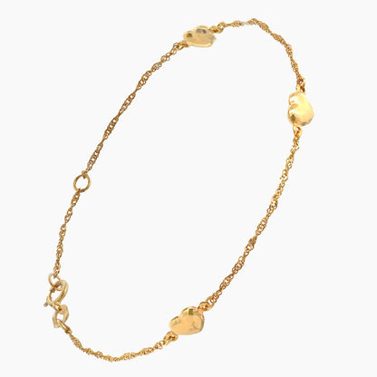 Goldkette Singapurkette Länge 19cm - Breite 1,2mm - 333-8 Karat Gold