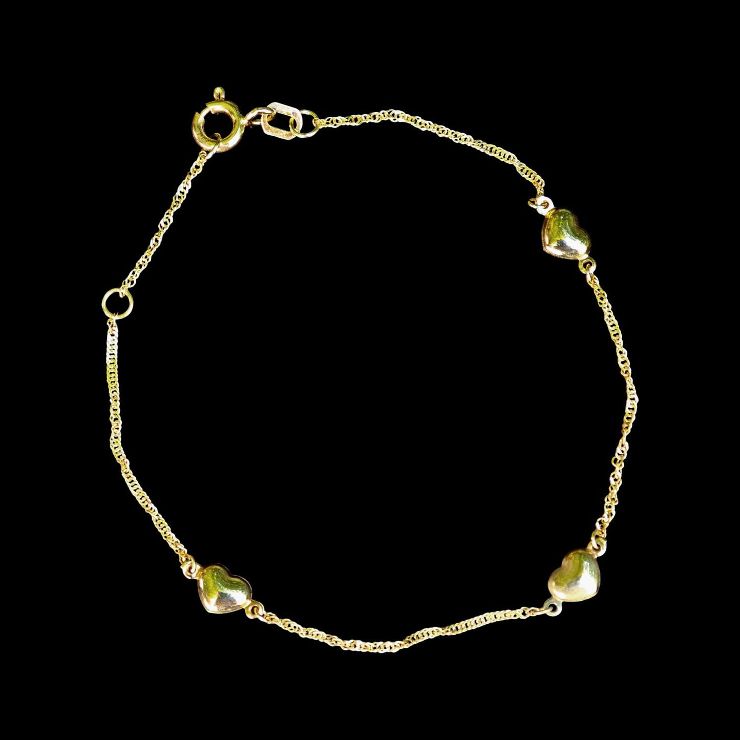 Goldkette Singapurkette Länge 19cm - Breite 1,2mm - 333-8 Karat Gold