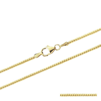 1,4 mm 45 cm 333 - 8 Karat Gold Halskette Panzerkette massiv Gold hochwertige Goldkette  2,6 g