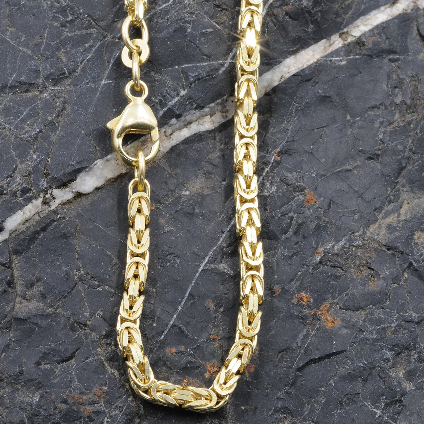 Goldkette Königskette Länge 50cm - Breite 2,8mm - 333-8 Karat Gold