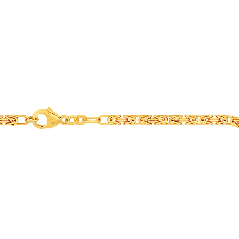 Goldkette Königskette Länge 18,7cm - Breite 2,8mm - 333-8 Karat Gold