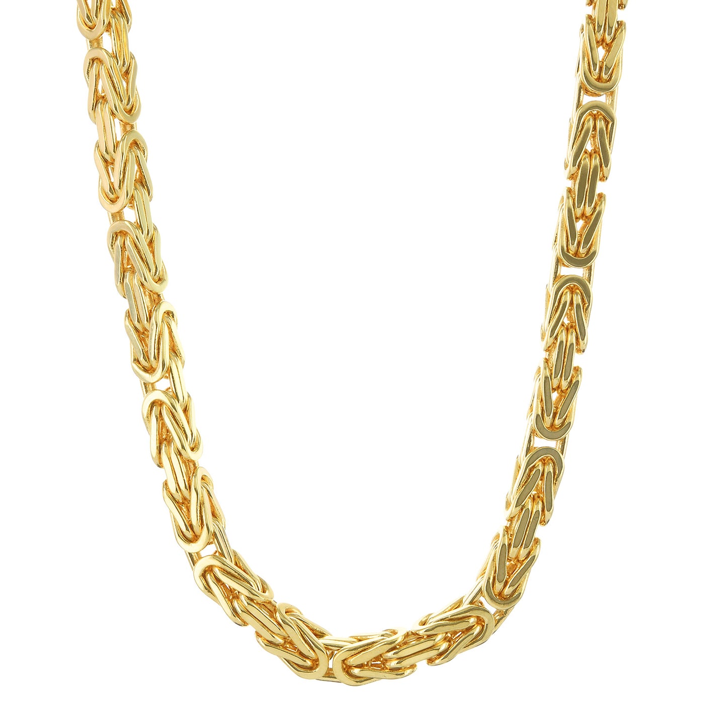 Goldkette Königskette Halskette Breite 4,0 mm massiv 333-8 Karat Gold