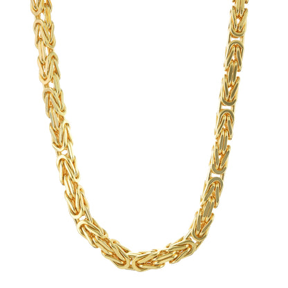 Goldkette Königskette Halskette Breite 4,0 mm massiv 333-8 Karat Gold