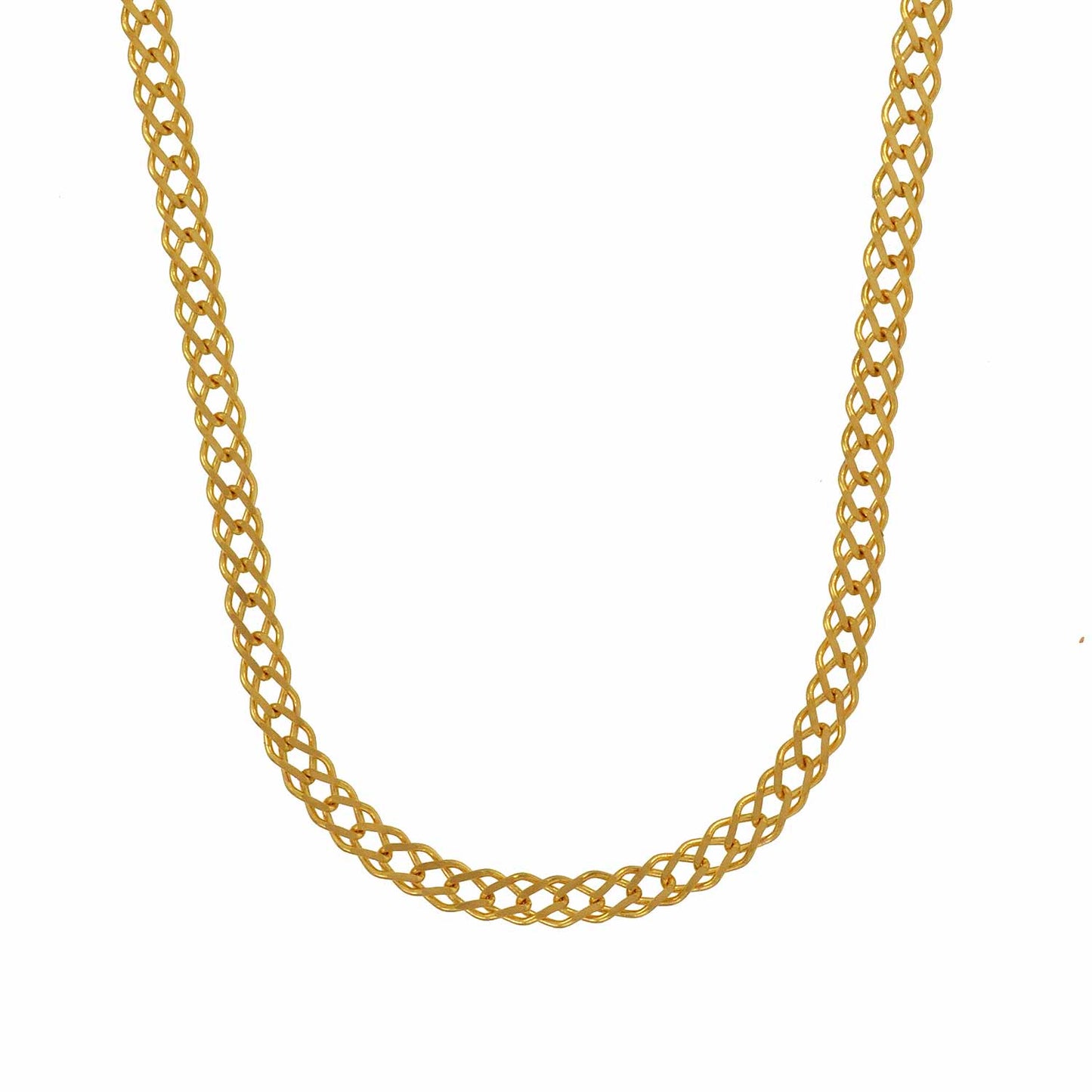 Goldkette Panzerkette Länge 45cm - Breite 2,1mm - 333-8 Karat Gold