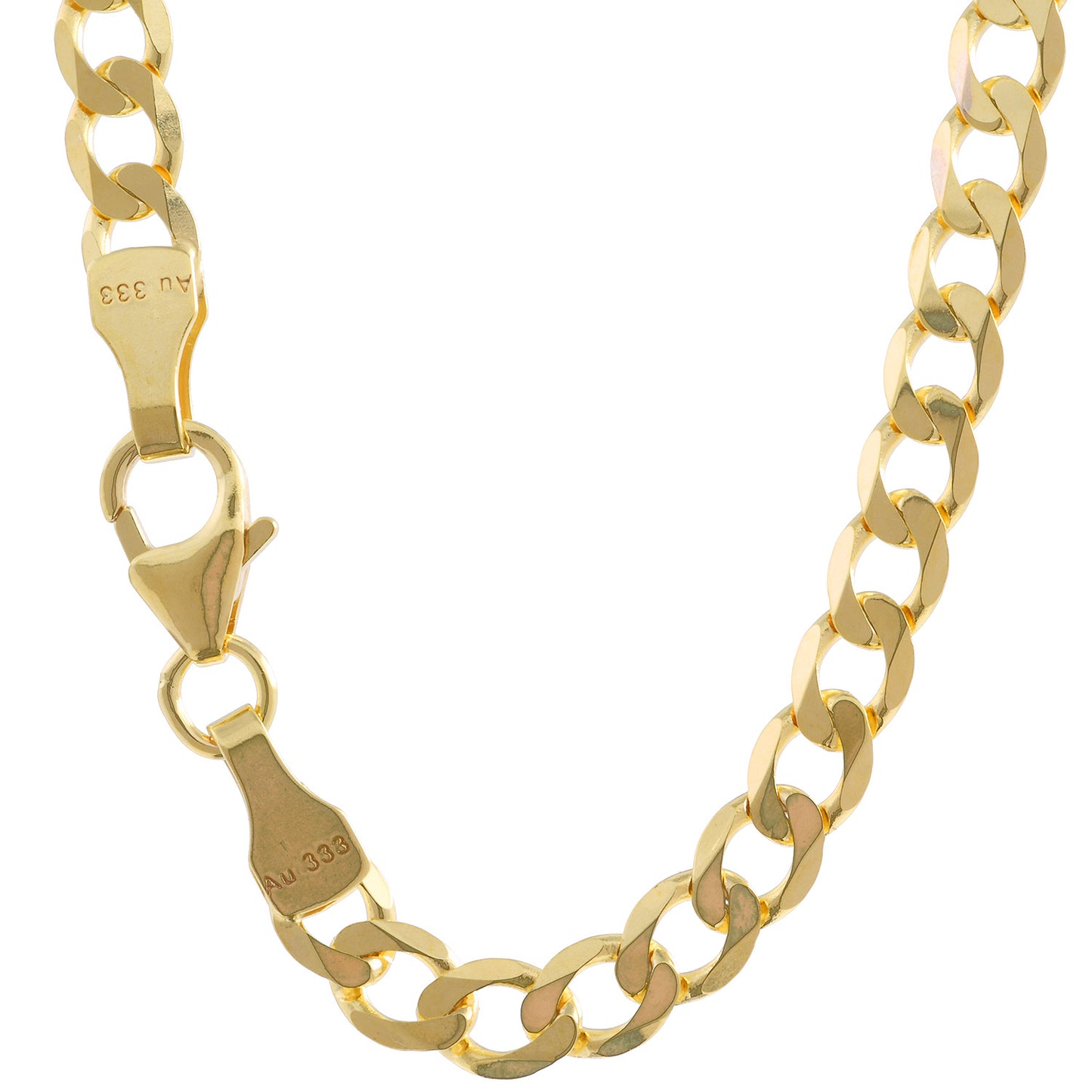 Goldkette Panzerkette Halskette 3,9 mm weit massiv 333 - 8 Karat Gold