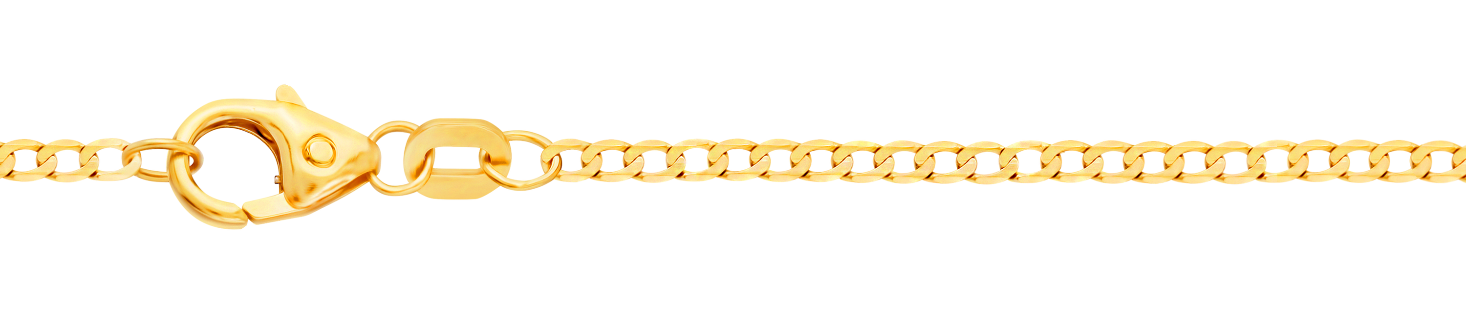 Goldkette Panzerkette Länge 19cm - Breite 1,6mm - 333-8 Karat Gold