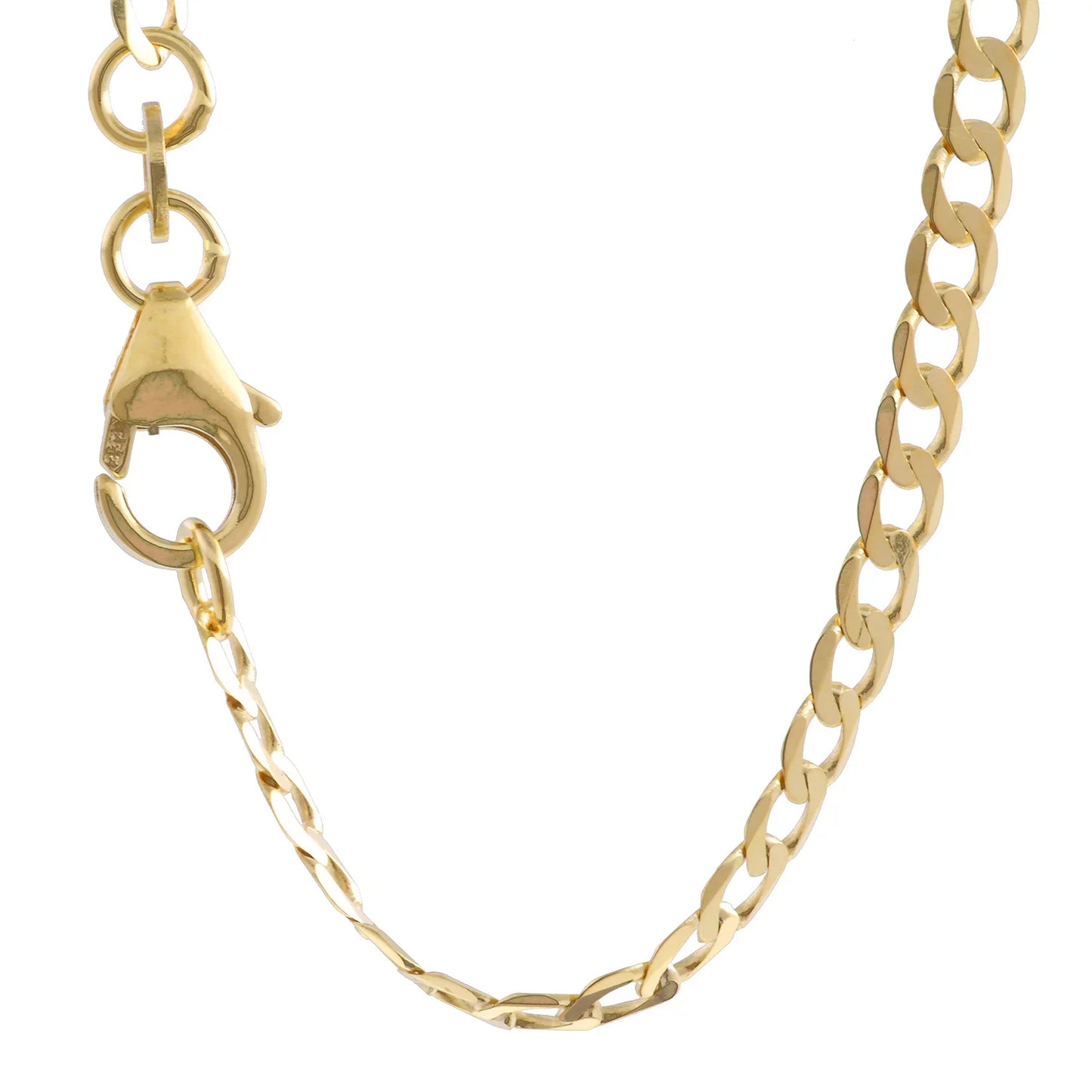 Goldkette Panzerkette Länge 40cm - Breite 2,1mm - 333-8 Karat Gold
