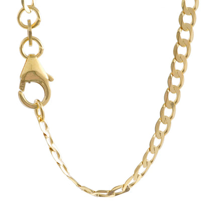 Goldkette Panzerkette Länge 40cm - Breite 2,1mm - 333-8 Karat Gold
