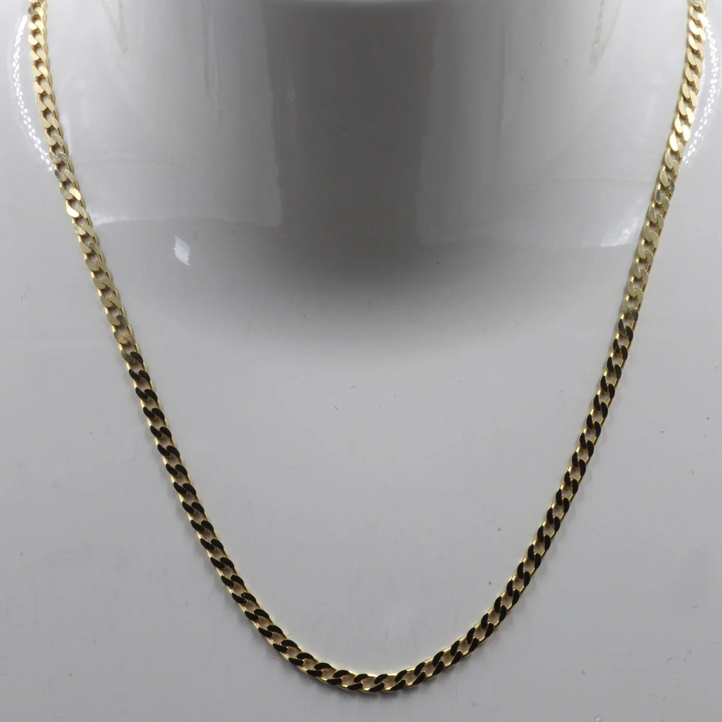 Goldkette Panzerkette Länge 40cm - Breite 2,1mm - 333-8 Karat Gold