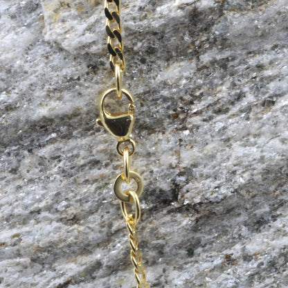 Goldkette Panzerkette Länge 40cm - Breite 2,1mm - 333-8 Karat Gold