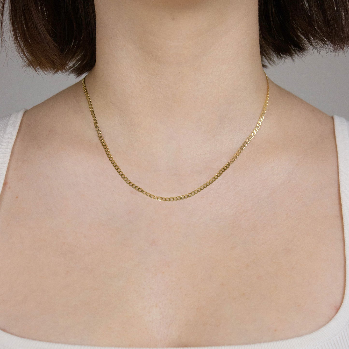 Goldkette Panzerkette Breite 2,6mm - 333-8 Karat Gold
