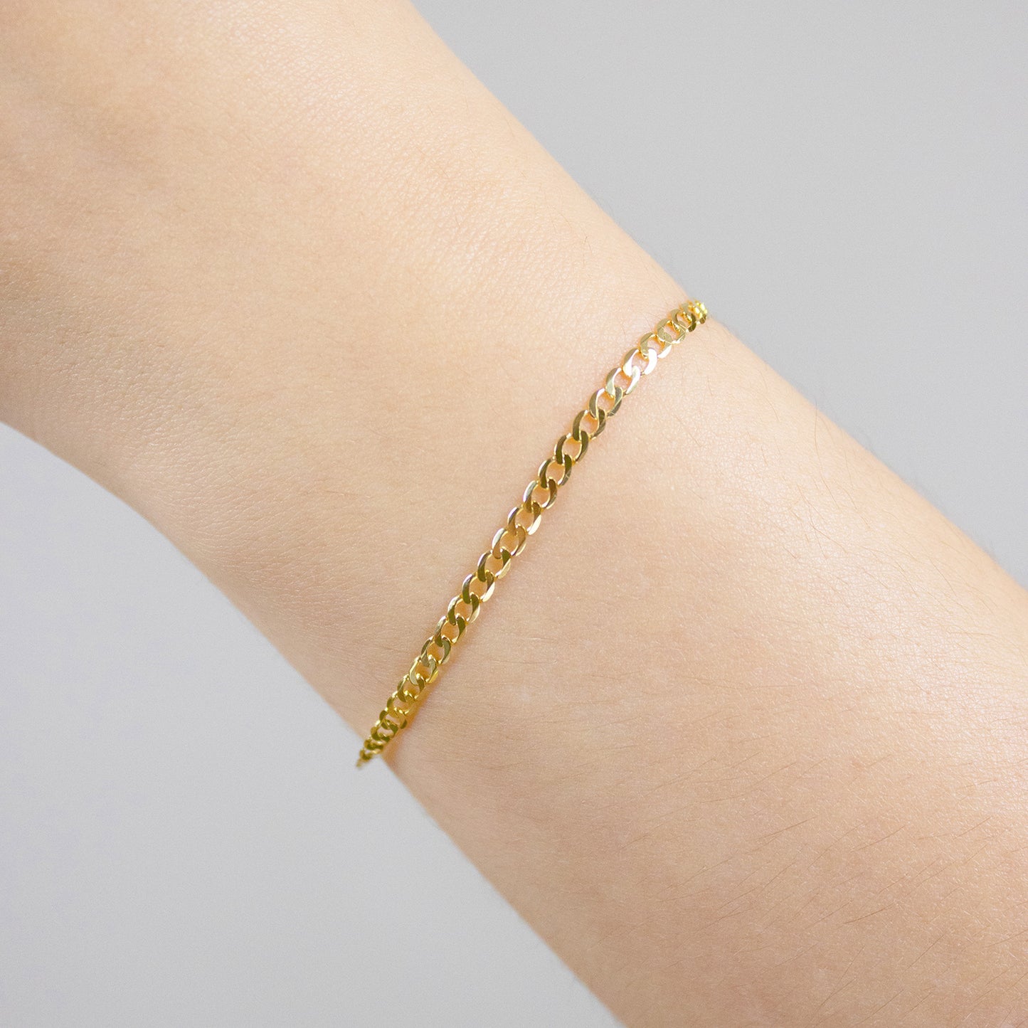 Goldkette Panzerkette Breite 2,6mm - 333-8 Karat Gold