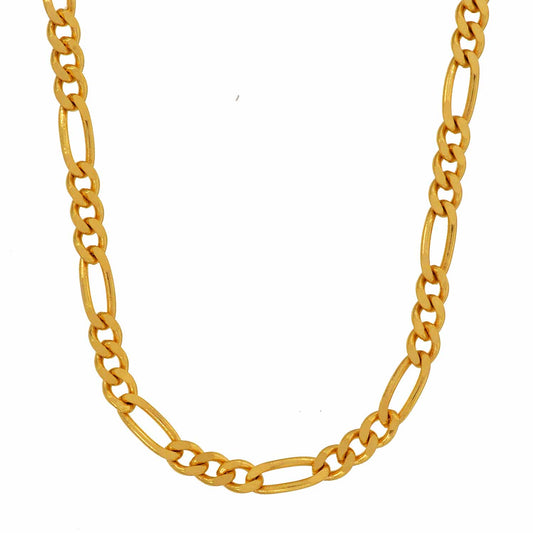 2,8 mm 50 cm 333 - 8 Karat Gold Halskette Figarokette massiv Gold hochwertige Goldkette  7,8 g