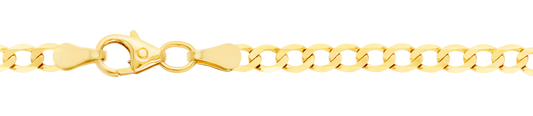 Goldkette Panzerkette Länge 19cm - Breite 3,1mm - 333-8 Karat Gold