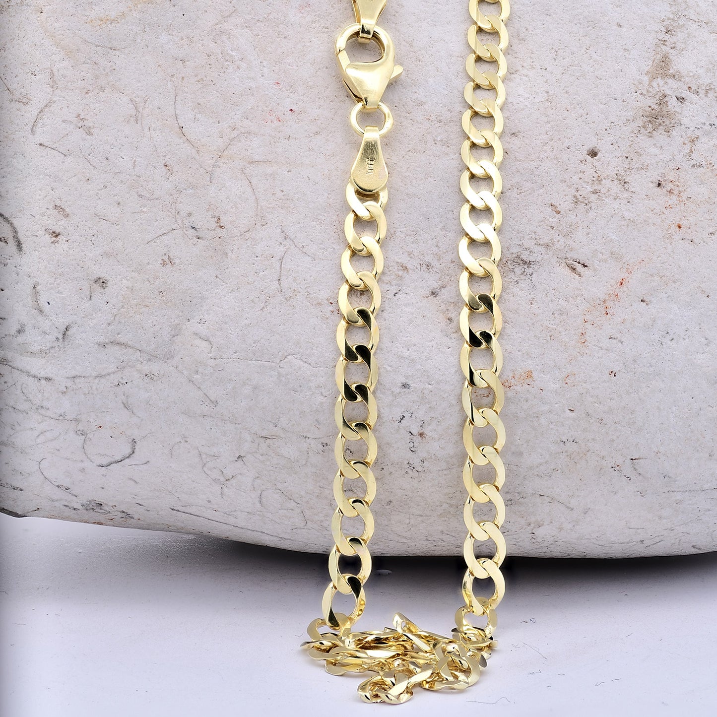 Goldkette Panzerkette weit Breite 3,3mm - 333-8 Karat Gold