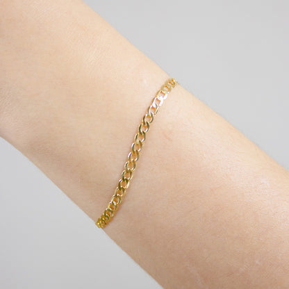 Goldkette Panzerkette weit Breite 3,3mm - 333-8 Karat Gold