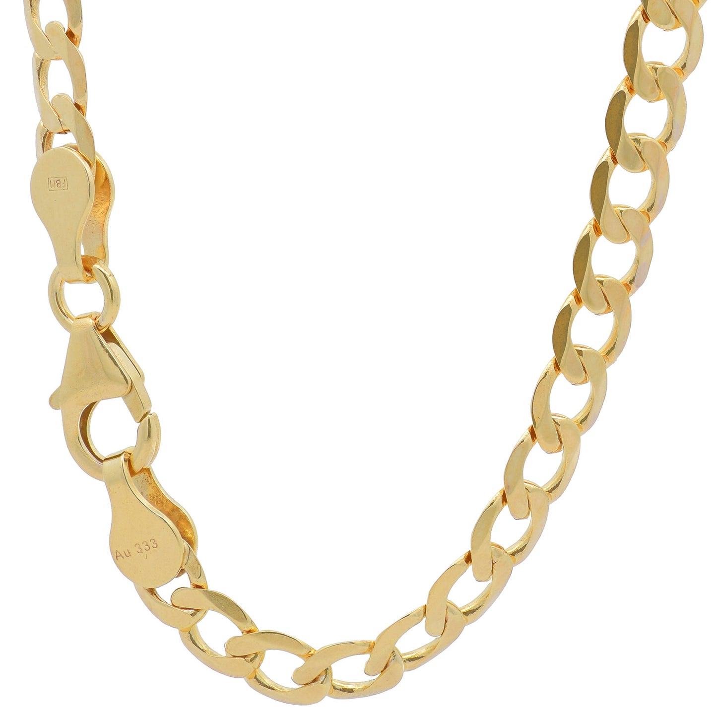 Goldkette Panzerkette Halskette Breite 5,0 mm weit 333 - 8 Karat Gold