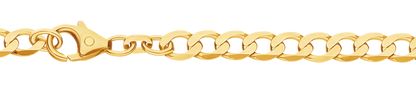 Goldkette Panzerkette Länge 60cm - Breite 5,8mm - 333-8 Karat Gold