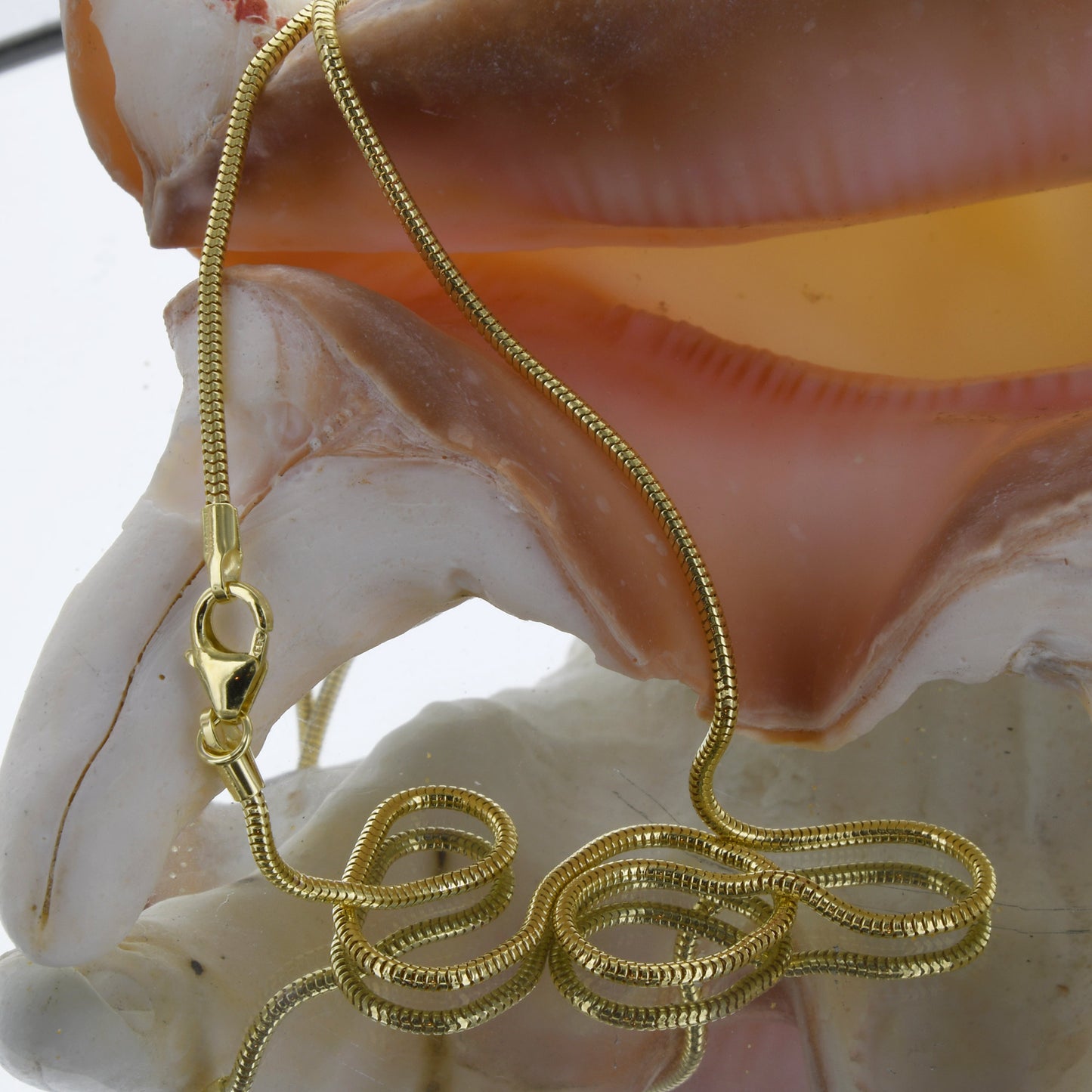 Goldkette Schlangenkette Länge 55cm - Breite 1,4mm - 333-8 Karat Gold