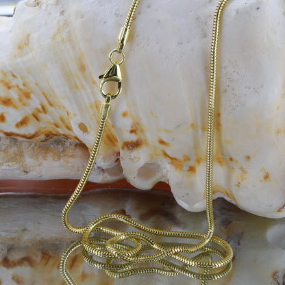 Goldkette Schlangenkette Länge 55cm - Breite 1,4mm - 333-8 Karat Gold