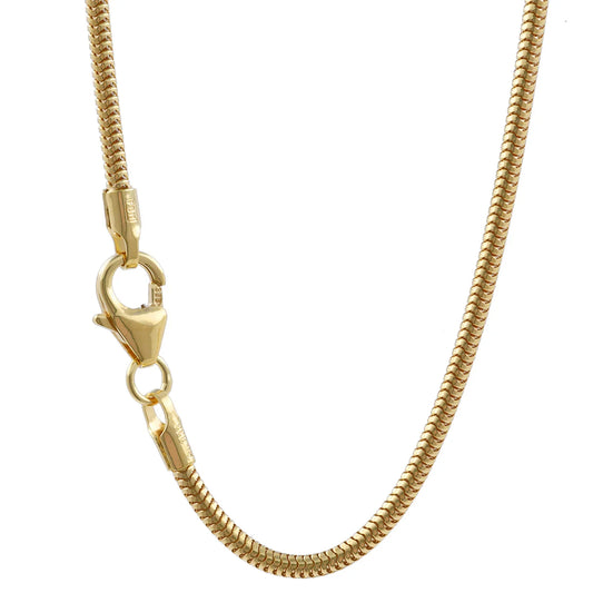 Goldkette Schlangenkette Länge 55cm - Breite 1,6mm - 333-8 Karat Gold