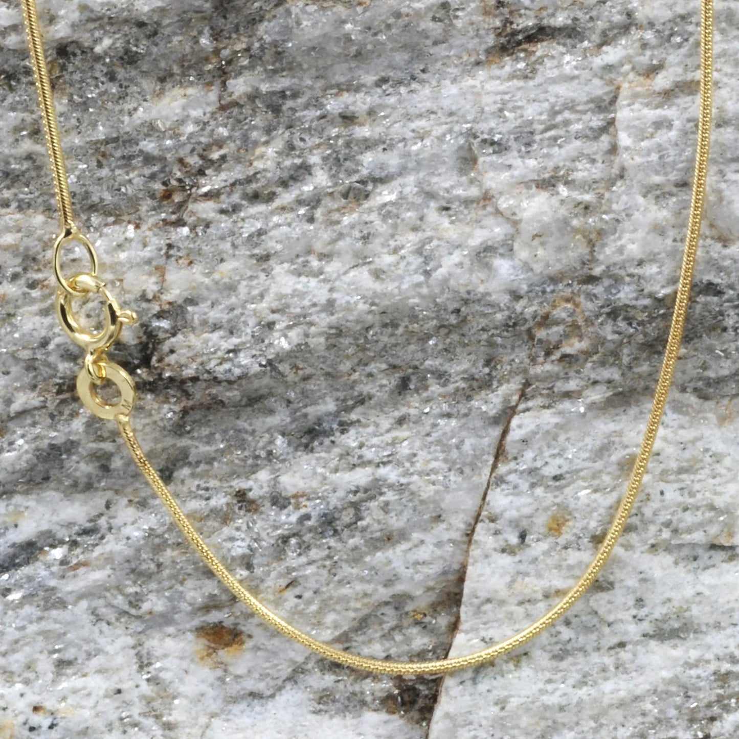 Goldkette Schlangenkette Länge 42cm - Breite 0,9mm - 333-8 Karat Gold