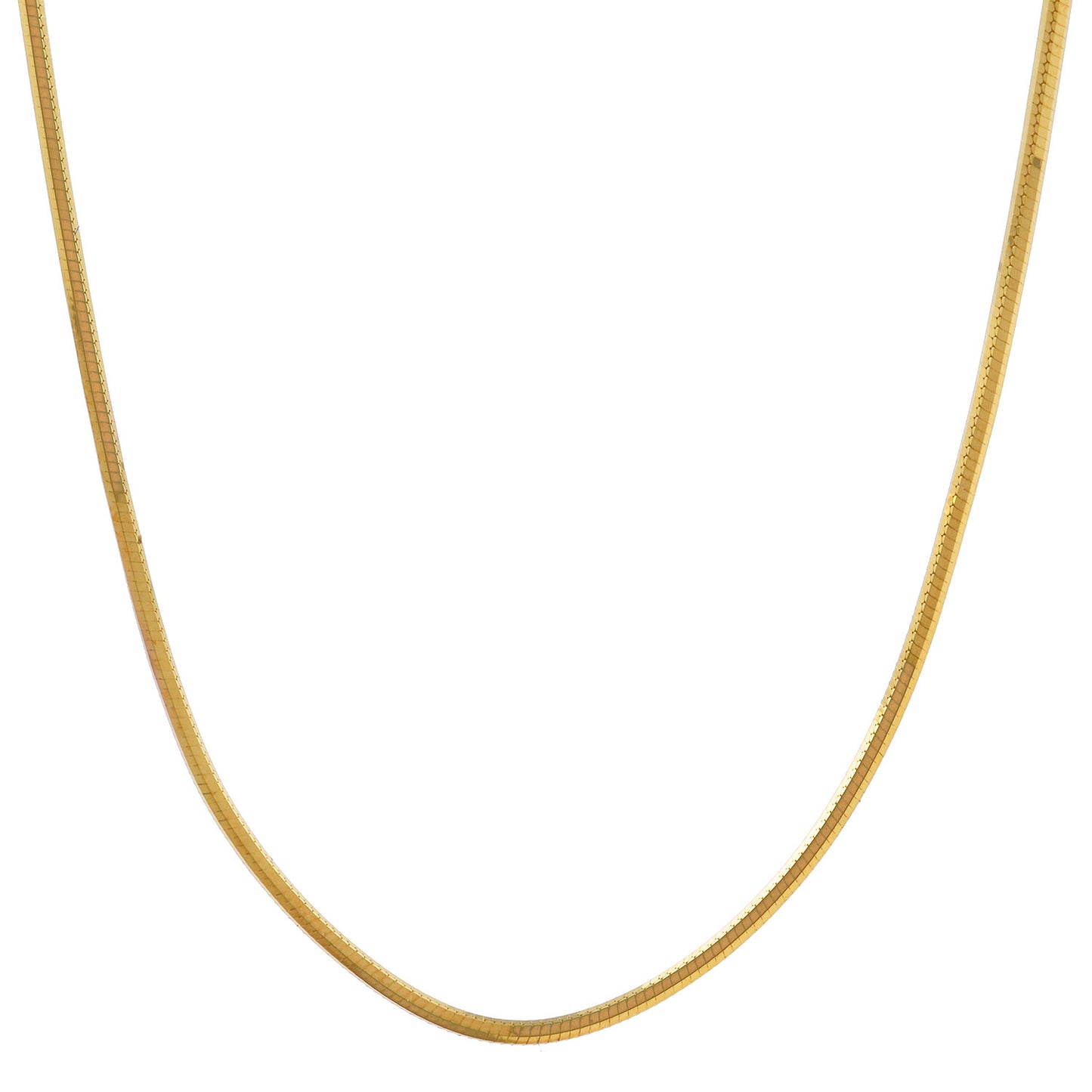 Goldkette Schlangenkette Länge 45cm - Breite 0,8mm - 333-8 Karat Gold