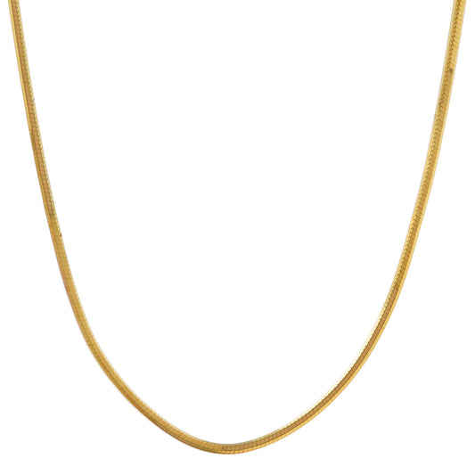 Goldkette Schlangenkette Länge 45cm - Breite 0,8mm - 333-8 Karat Gold