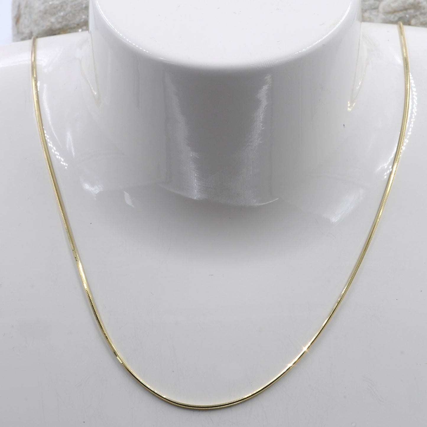 Goldkette Schlangenkette Länge 45cm - Breite 0,8mm - 333-8 Karat Gold