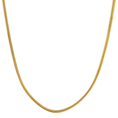 Goldkette Schlangenkette Länge 50cm - Breite 0,8mm - 333-8 Karat Gold