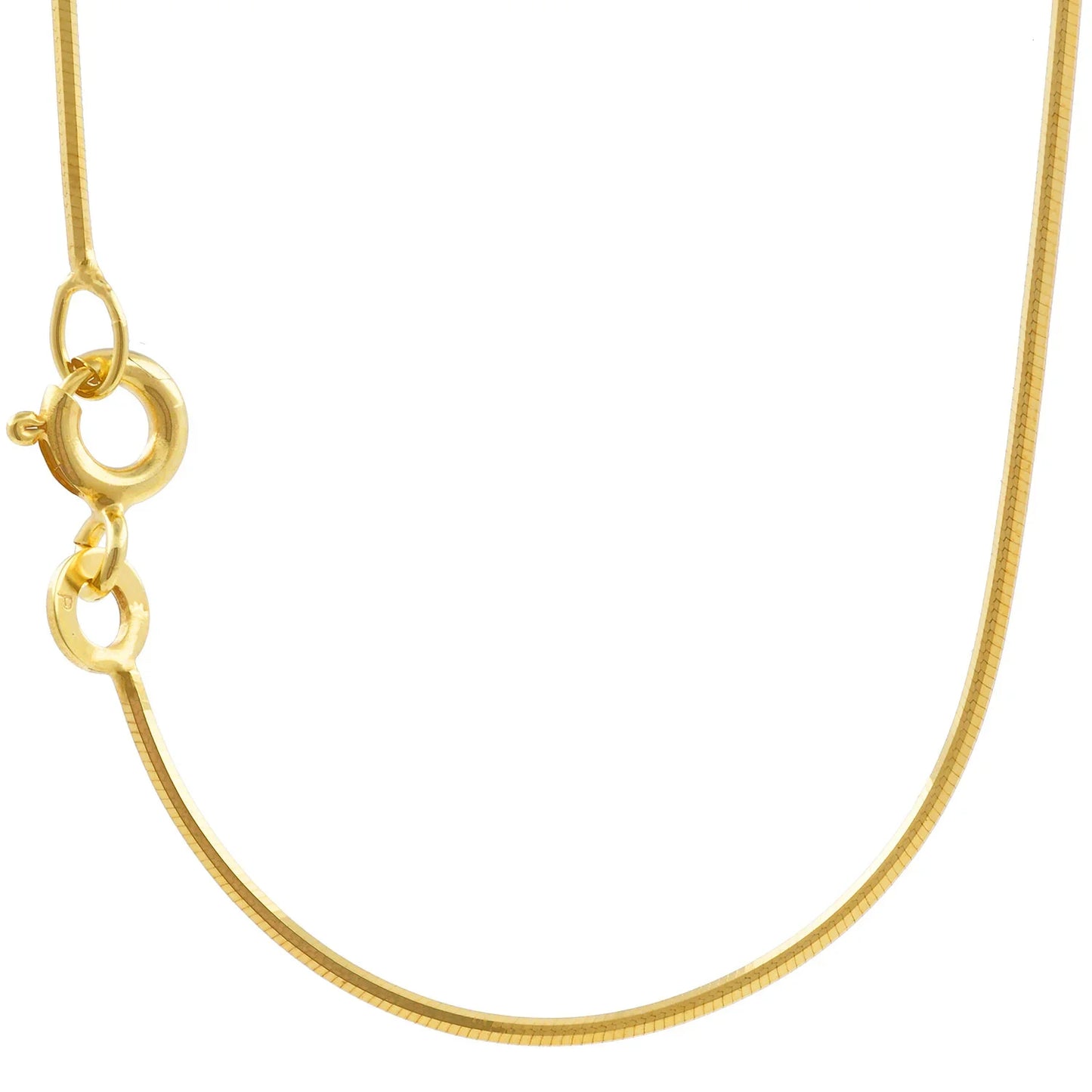 Goldkette Schlangenkette Länge 50cm - Breite 0,8mm - 333-8 Karat Gold