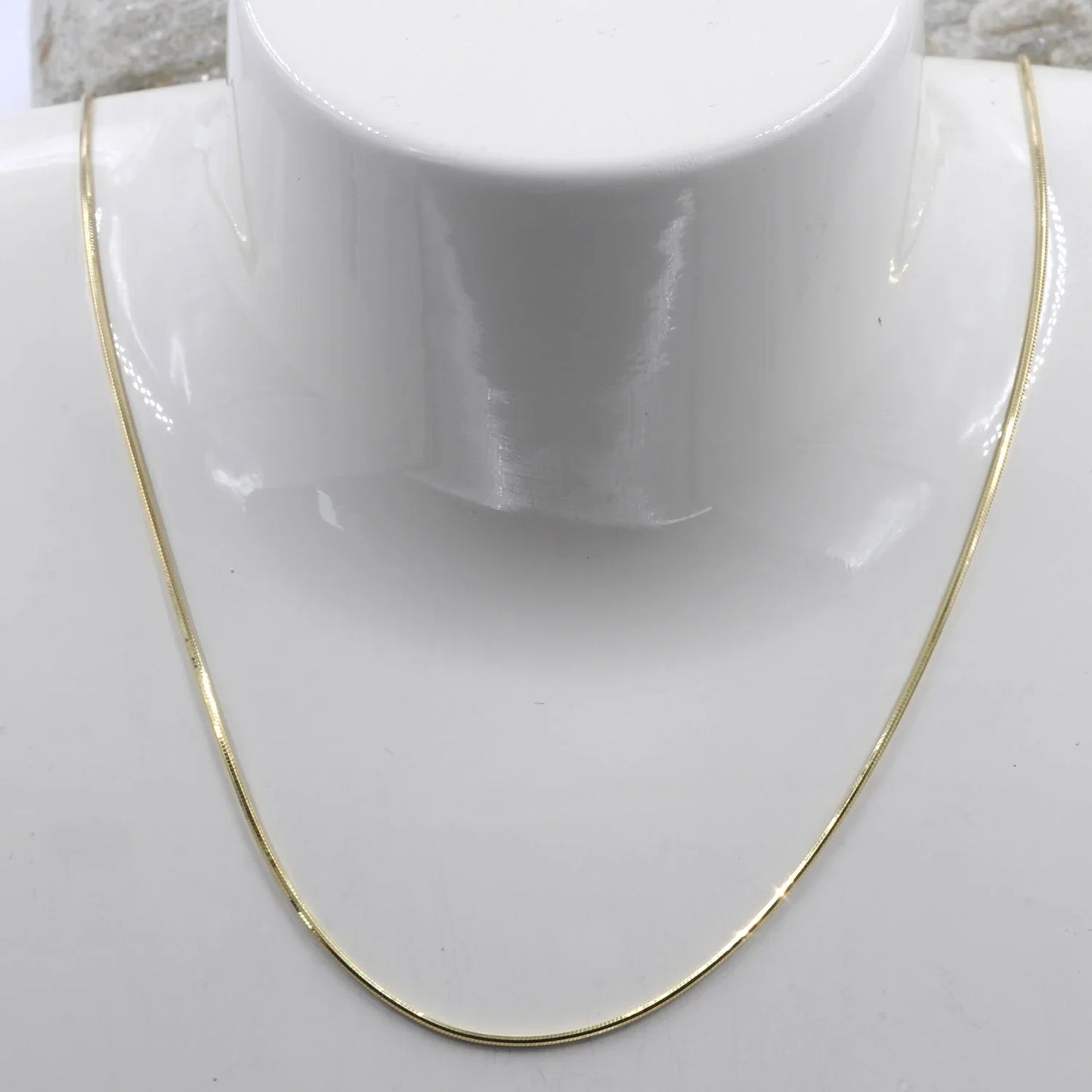 Goldkette Schlangenkette Länge 50cm - Breite 0,8mm - 333-8 Karat Gold